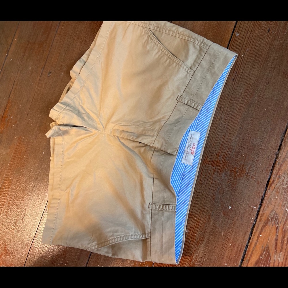 J. Crew size 6 khaki shorts